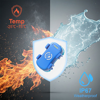 Collier GPS 4G pour chien avec boîtier étanche IP67, localisateur d'animaux Bluetooth, bip et lumière clignotante