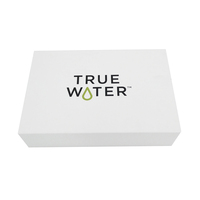 Boîte rigide magnétique blanche personnalisée en gros avec insert découpé et impression quadricolore, pelliculage mat pour coffrets cadeaux