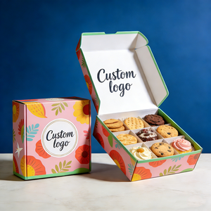 Boîte d'emballage alimentaire pour pâtisseries, design mignon, pour thé <span class=keywords><strong>de</strong></span> l'après-midi, desserts, cadeaux <span class=keywords><strong>de</strong></span> boulangerie - Product Image 1