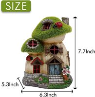 Accessoires de jardin féerique miniature, petites figurines d'extérieur, articles, maison de fée, ensemble table et chaise, kit de fées de jardin