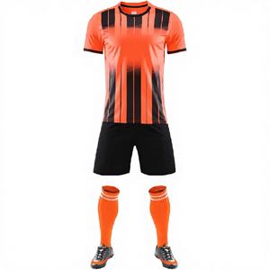 Uniforme de Fútbol para Adultos al por Mayor, Último Diseño, Manga Corta, Antibacteriano, Transpirable, 100% Poliéster, Tejido de Malla, Impresión Digital, OEM - Product Image 2