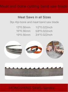 Lama per sega ossea economica da 1650mm per macchina per taglio carne - Product Image 3