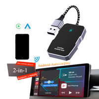 Fuallwin Adaptador Inalámbrico con IA para Auto, Android Auto, CarPlay, Dongle con 1 Año de Garantía para Cadillac CT5/CTS, Salida Tipo-C/USB