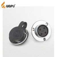 WEIPU 25A 30A Connecteur de fil à verrouillage rapide mâle Connecteur circulaire en cuivre industriel 4/7pin