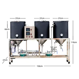 Pembuat Bir Wort Fermentasi Bir Anggur Celup Glikol Pendingin