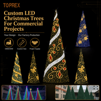 Topdecoration Kommerzieller Riesiger LED-Weihnachtsbaum Robuste Außendekoration für Stadtplätze & Parks