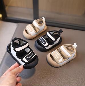 Детские сандалии на липучке для мальчиков пляжная обувь для девочек спортивные сандалии с открытым носком детские сандалии на мягкой подошве - Product Image 4