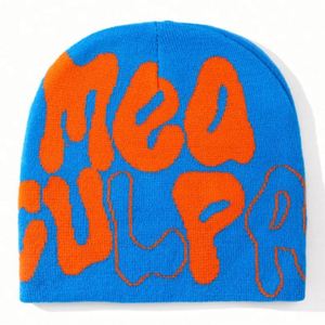 Wholesale Acrylic Knitted <b>Hat</b> with Logo Hip Hop Custom All Over Jacquard Designer Unisex Winter Business Beach Beanie - Product Image 4