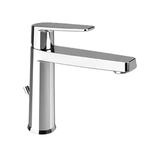 High quality made in Italy Novel collection basin mixer with pop up Brass made faucet for basin for bathroom sinks