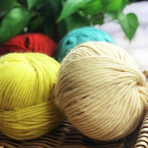 Cynthia 8mm 66s 200g Fancy Hand Knitting Blanket Chunky Thick <b>100</b>% Merino <b>Wool</b> Ball <b>Yarn</b> - Product Image 4