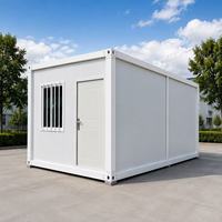 Maison conteneur modulaire évolutrice à assemblage rapide pour bureaux de chantier temporaires, dortoirs et unités d'entreposage