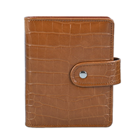 Carnet de notes en cuir PU personnalisé format A7 avec logo, journal de voyage, agenda, mini carnet, classeur, organiseur, portefeuille, classeur à 6 anneaux