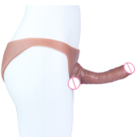 SXXY Vente Chaude Silicone Doux Matériel Bondage Gode Pantalon En Cuir avec Pénis, Pénis Insérable Érotique Portable Pénis Pantalon