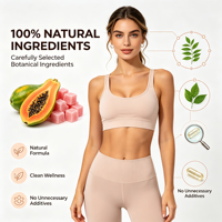 Gummies naturelles pour l'amélioration des fesses et le raffermissement des seins avec Ashwagandha, Tribulus Terrestris et mélange d'adaptogènes végétaux