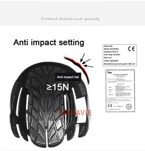 الجملة CE EN812 خوذة أمان إدراج قصيرة حافة عثرة كاب رئيس الثابت واقية قبعة مخصص ضوء الوزن البيسبول عثرة قبعات - Product Image 6