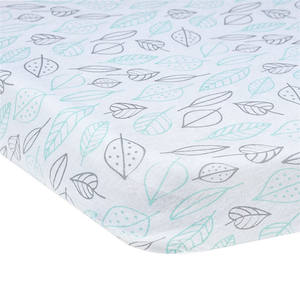 Juego de Sábanas Ajustables de Microfibra Extra Suave para Cuna Estándar y Protector de Colchón para Niños Pequeños - Product Image 1