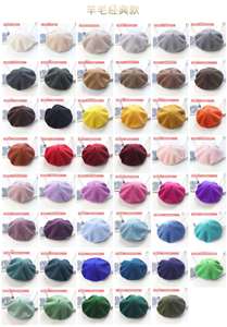 Boina de Lana 100% de Primera Calidad, Color Sólido, Lisa, Cálida <span class=keywords><strong>para</strong></span> Otoño, <span class=keywords><strong>para</strong></span> Mujer, Venta al Por Mayor de Fábrica OEM, Personalizable, Precio Económico - Product Image 6