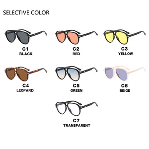 משקפי שמש איכותיים אופנתיים בסגנון רטרו לנשים, משקפי שמש לרכיבה עם הגנת UV400 - Product Image 2