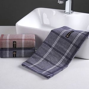 Minimalist Japanese Style Plaid Pure Cotton Gauze Towel 35x74cm 70x140cm Soft Absorbent Skin Friendly Face Bath Towel - Product Image 2