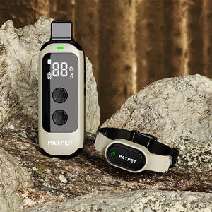 1968FT 충전식 방수 개 목걸이 원격 제어 전기 훈련 껍질 칼라 특징 경고음 진동 충격 패션 - Product Image 1