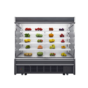 Thương mại siêu thị lạnh thẳng đứng Tủ đông <span class=keywords><strong>multideck</strong></span> <span class=keywords><strong>Showcase</strong></span> hiển thị tủ lạnh mở tủ lạnh - Product Image 4