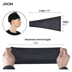 Bandeaux de sport pour hommes, anti-<span class=keywords><strong>transpiration</strong></span>, antidérapants, pour l'entraînement, la course à pied, le cyclisme, le football, le yoga - <span class=keywords><strong>Bandeau</strong></span> multi-sports - Product Image 4