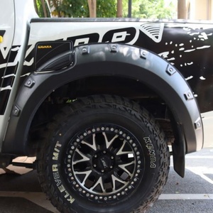 ขายส่งจากโรงงาน อุปกรณ์ตกแต่งรถยนต์นิสสัน NP300 ชุดแต่งซุ้มล้อ ABS สีดำ ชุดแต่งตัวถังรถยนต์ - Product Image 6