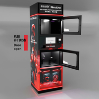Machine commerciale de nettoyage de chaussures de sport à vapeur avec désinfection UV, laveuse-sécheuse de casques, distributeur automatique compatible SDK