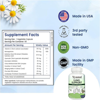 Capsule de soutien respiratoire et de renforcement immunitaire de haute qualité à marque privée, à base d'écorce de pin, de Cordyceps et de vitamine C