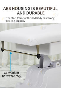 Cama eléctrica inteligente para clínica de <span class=keywords><strong>dentista</strong></span>, multifuncional, con 2 motores, para salón de spa, venta al por mayor - Product Image 5