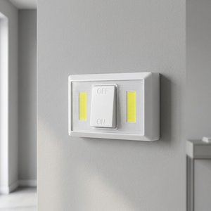 Luce Ausiliaria LED COB Electro DH con Interruttore 3W 150lm 6500K Modello 1130001 4xAAA (DH 60.431) - Product Image 3