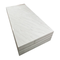 Panneau mural en feuille de marbre SPC UV, haute brillance, imperméable, ignifuge, panneau PVC pour la décoration intérieure d'hôtels et de villas, tailles personnalisées