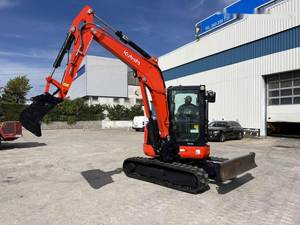 Original Mini Crawler <b>Excavator</b> Kubota U55-4 Digger Kubota U55-4 - Product Image 4