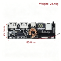 Module BMS de protection de batterie au lithium 3S 4S 5S à charge rapide PD 65W pour pack de batteries DIY et batterie externe
