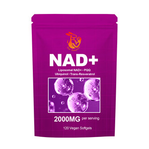 Cápsulas Veganas de NAD+ de Marca Privada con Urolithin A y NAD+ Liposomal y PQQ, Suplemento de NAD+ para la Producción de Energía Celular - Product Image 1
