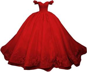 SWS193 الأخضر قبالة الكتف فساتين Quinceanera ثوب الكرة زهري يزين الدانتيل القوس الظهر مشد للفتيات الحلو الحزب - Product Image 5