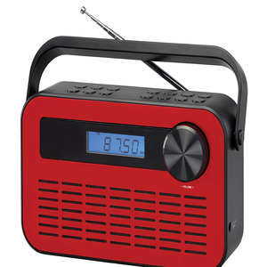 Radio Meteorológica Portátil de Mano con Alerta Meteorológica, Volumen Digital, Altavoz Integrado, Batería 3 UM 2 o Adaptador de CA - Product Image 1