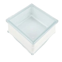 Cloison de bureau avec verre bloc clair