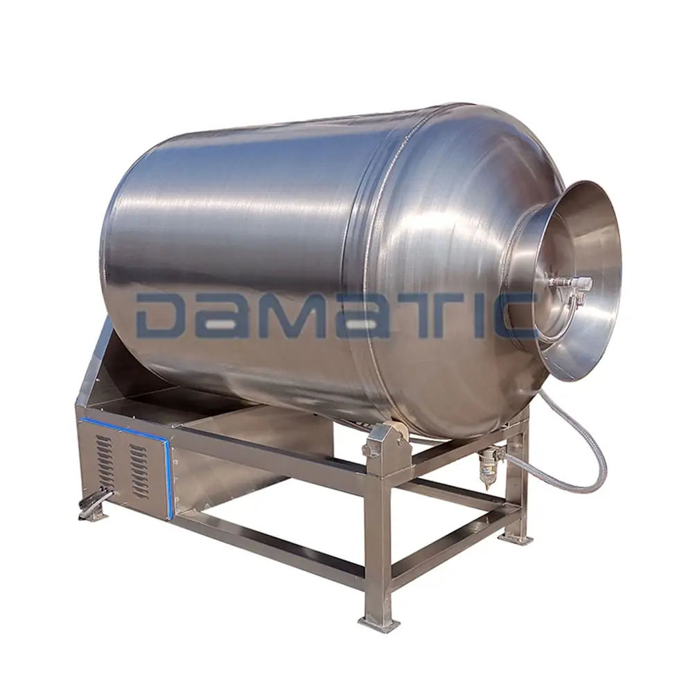 High Speed Chicken Food Meat Sausage Drum Mixer 100l 400l Easy Vacuum Tumble Marinator Meat Marinating Tumbler Machine For Meat