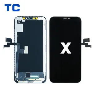 Iphone 11 12 13 14プロールスクリーンデジタイザーx xs max xr lcd for iphone 6 7 8 plusディスプレイのオリジナル交換用卸売