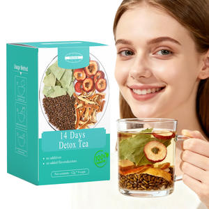 Kotak detoks pembakar lemak mentah 14 hari, meningkatkan metabolisme membersihkan pelangsing perut teh kesehatan penurun berat badan - Product Image 1