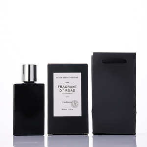 Venta al por Mayor de Botellas de Perfume Cuadradas Vacías de Vidrio Transparente para <span class=keywords><strong>Hombre</strong></span> de 30 ml y 50 ml con Tapa Transparente y Embalaje en Caja - Product Image 6
