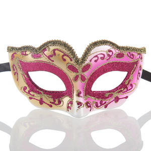 Nouveau <span class=keywords><strong>masque</strong></span> en poudre dorée demi-visage, <span class=keywords><strong>masque</strong></span> <span class=keywords><strong>de</strong></span> fête, mascarade vénitienne, costume créatif, <span class=keywords><strong>masque</strong></span> en poudre dorée demi-visage - Product Image 1