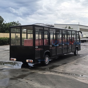 Autobús Turístico Eléctrico Blanco de 23 Asientos, Ecológico, Tipo Carrito de Golf, Autobús Grande, Transporte Especial Clásico, en Oferta - Product Image 3