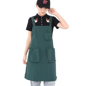 Tablier de travail unisexe sans manches en tissu Taslon imperméable, style européen, pour la restauration, les salons de thé et les cafés - Commerce extérieur 300 - Product Image 2