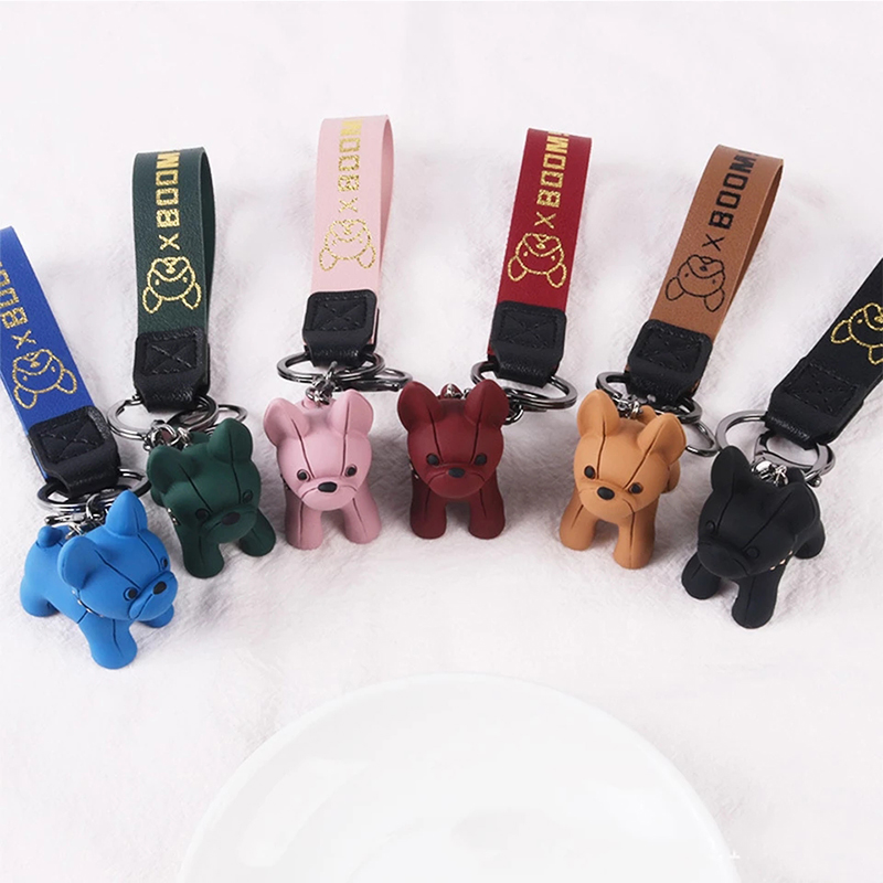3D Cartoon Cute Custom Design PVC Key chain Soft Rubber Car Keychain  Accessories Doll Bag Backpack Pendant