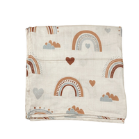 Kangobaby Drap-Housse 100 % Coton avec Logo Personnalisé 120*110cm, Couverture d'Emmaillotage Bébé Imprimée en Mousseline, Linge de Lit pour Enfants en Gros