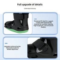 Botte de marche orthopédique réglable en PP, protection de base, soutien de la cheville, pour la récupération des entorses et des fractures de la cheville