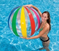 Balle de plage gonflable d'extérieur avec pulvérisateur d'eau pour enfants, balle pulvérisatrice