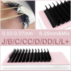 <span class=keywords><strong>ESSI</strong></span> LASH Extensions de cils longues en faux vison naturel, vegan, sans cruauté, faites à la main, courbure L/<span class=keywords><strong>M</strong></span>, en plateaux, vente en gros, logo personnalisé, haute qualité - Product Image 6